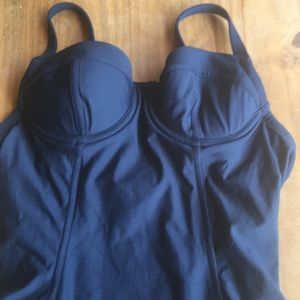 J crew Size 2 Navy Blue Swim Suit